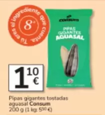 Consum - Pipas Gigantes Tostadas Aguasal