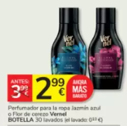 Vernel - Perfumador Para La Ropa Jazmín Azul O Flor De Cereza
