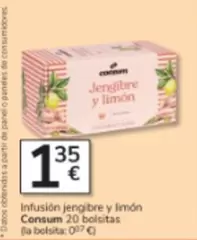 Consum - Infusion Jengibre Y Limon