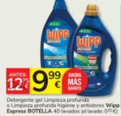 Wipp - Detergente Gel Limpieza Profunda O Limpieza Profunda Higiene Y Antiolores Express