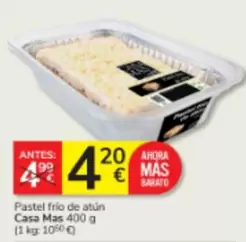 Casa Mas - Pastel Frio De Atún