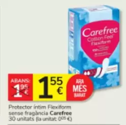 Carefree - Protector Intim Flexflorm Sense Fragancia