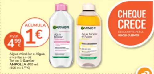 Garnier - Agua Micelar O Agua Micelalar En El Tocino