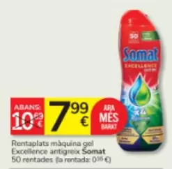 Somat - Rentaplats Maquina Gel Excellence Antigreix