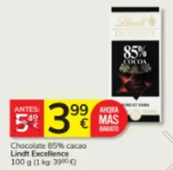 Lindt - Chocolate 85% Cacao Excellence