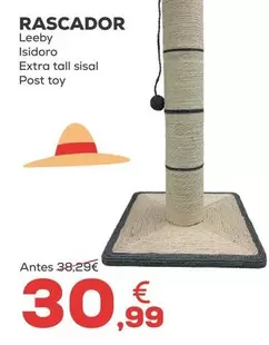 Leeby - Rascador Isidoro Extra Tall Sisal Post Toy