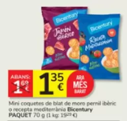 Bicentury - Mini Coquetes De Blat De Moro Pernil Iberic O Recepta Mediterrana