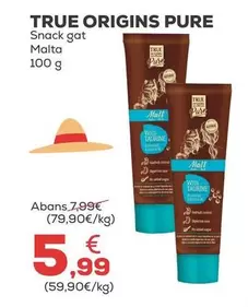 True Origins - Pure Snack Gato Malta
