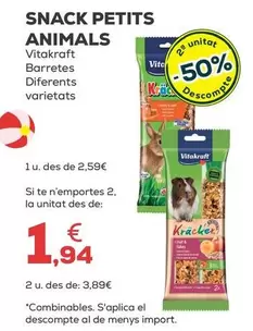 Vitakraft - Snack Pequenos Animales
