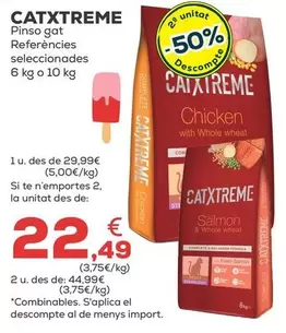 Catxtreme - Pienso Gato Referencias Seleccionadas