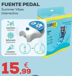 Summer Vibes - Fuente Pedal Interactivo
