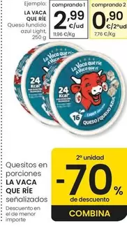 La Vaca Que Ríe - Queso Fundido Azul Light