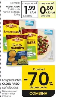 Old El Paso - Tortillas De Harina De Trigo