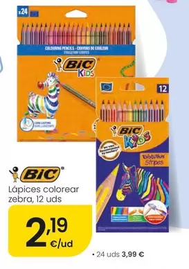 BIC - Lápices Colorear Zebra
