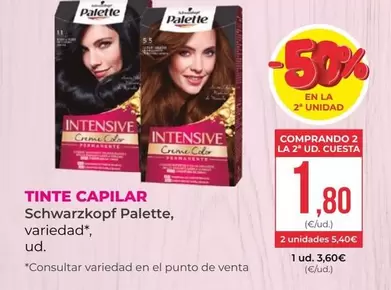 Schwarzkopf - Tinte Capilar