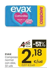 Evax - Compresa Normal Con Alas