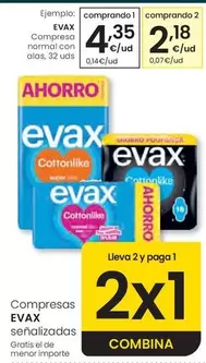 Evax - Compresa Normal Con Alas