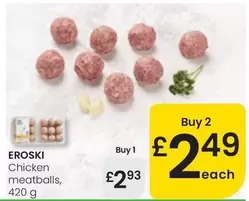Eroski - Chicken Meatballs
