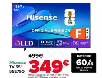 Hisense - TV 55" 55E79Q