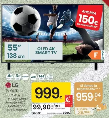 LG - Tv Oled 4k 55c54la