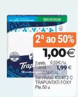 Trapuntati Foxy - Servilletas 40x40 2 C