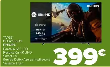 Philips - Tv 65" Pus7000