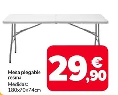 Mesa Plegable Resina