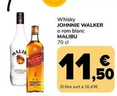 Johnnie Walker/ Malibu