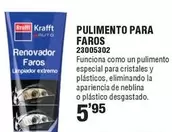 Krafft - Pulimento Para Faros