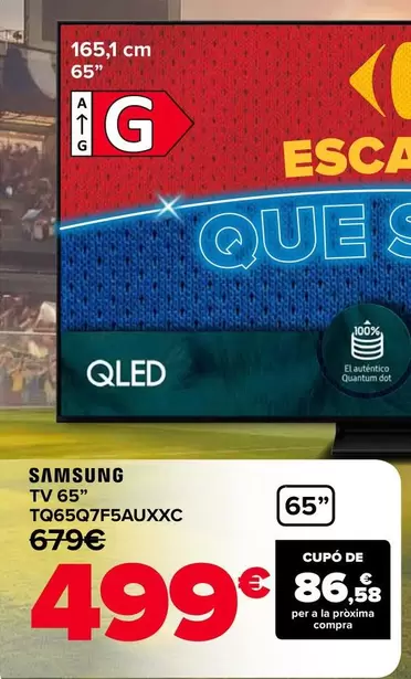Samsung - TV 65" TQ650F75AUXXC
