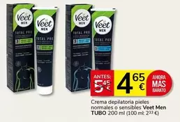 Veet - Crema Depilatoria Pieles Normales O Sensibles