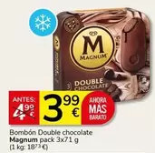 Magnum - Bombón Double Chocolate Pack 3x