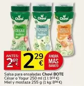 Chovi - Bote Salsa Para Ensaladas César O Yogur/Miel Y Mostaza