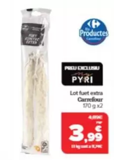 Carrefour bio - Lot Fuet Extra