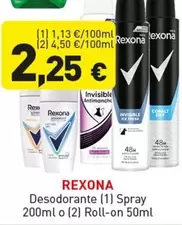 Rexona - Desodorante Spray