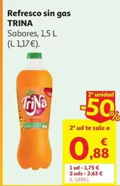REFRESCO SIN GAS TROPICAL TRINA 1,5 L