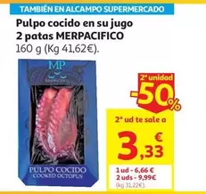 Merpacifico - Pulpo Cocido En Su Jugo 2 Patas