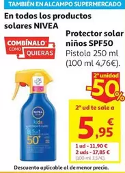 Protector Solar Spf6 Nivea Spray 200ml