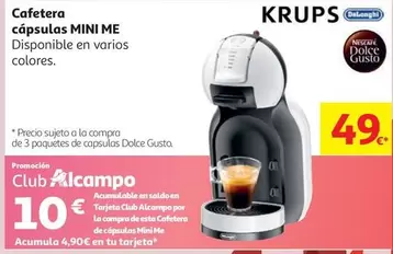 CAF.DG DELONGHI MINI ME NEGRA