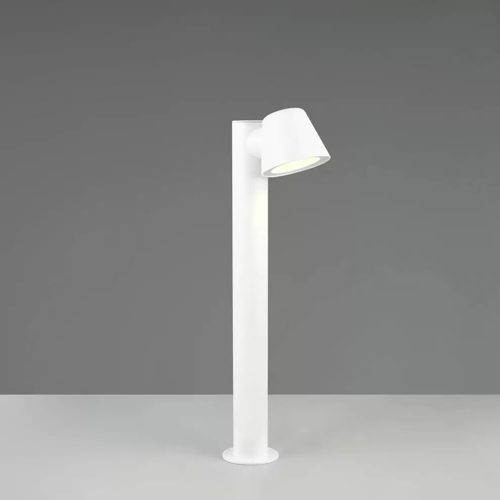 BALIZA EXTERIOR GU10 BLANCO MATE 60CM IP44 MOSSEN