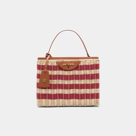 Bolso de mano de paja