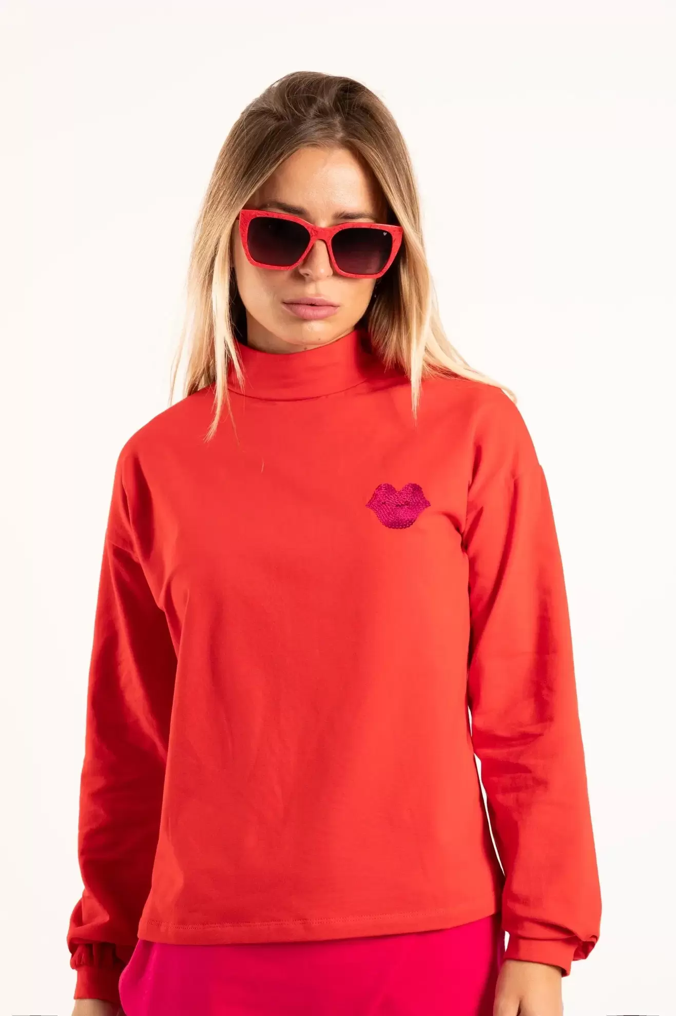 RED KISS T-SHIRT CA