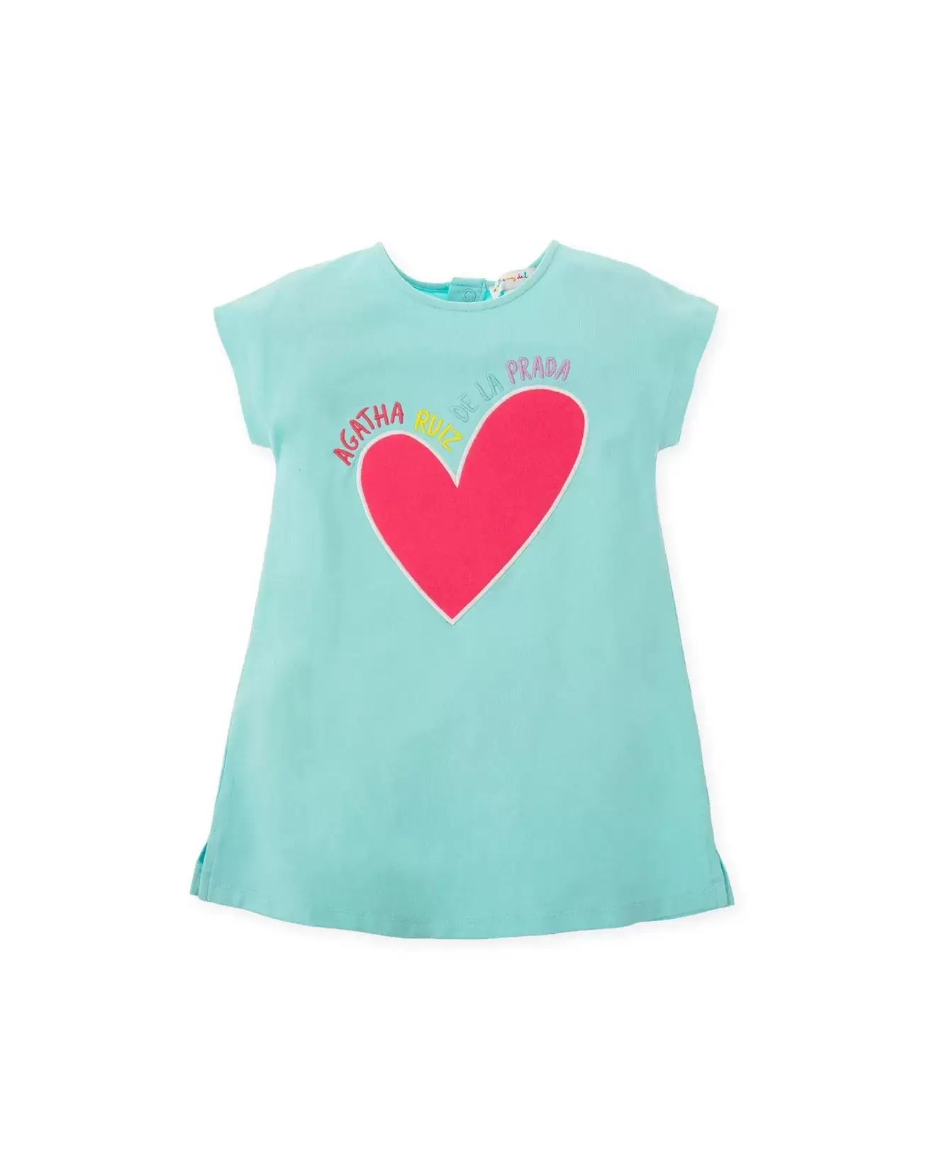 TURQUOISE DRESS HEART