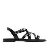 Sandalias Planas Porronet Blair Negras Con...