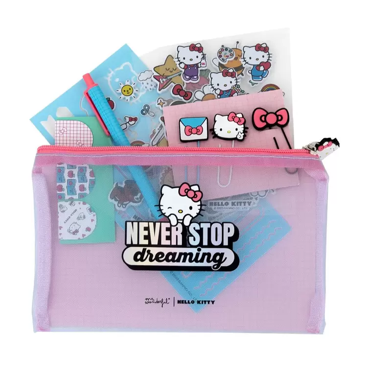 Set de escritura Hello Kitty x Mr. Wonderful - Never stop dreaming