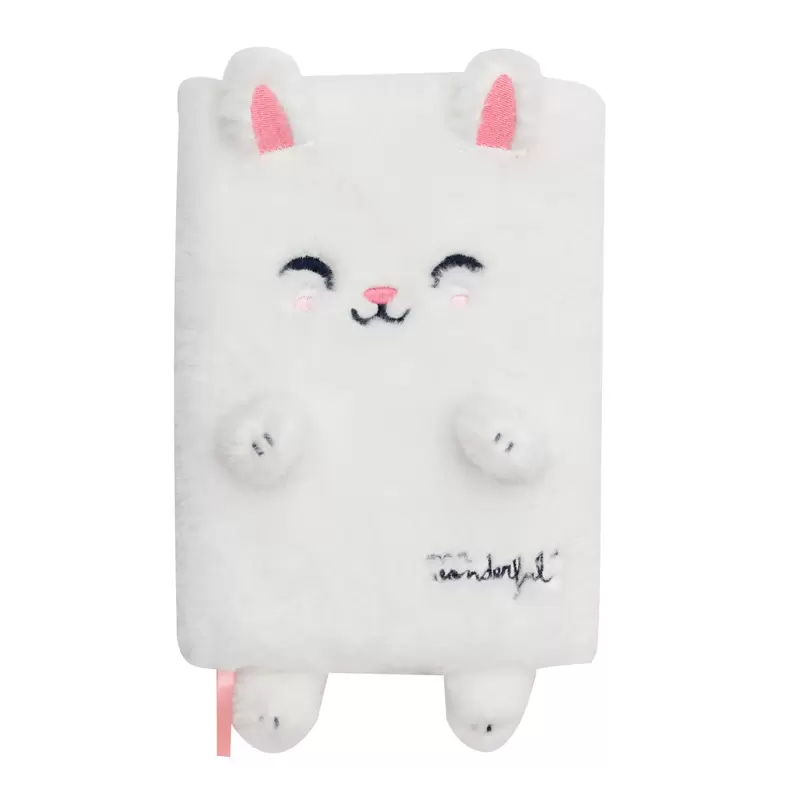 Libreta A5 peluche - Conejo