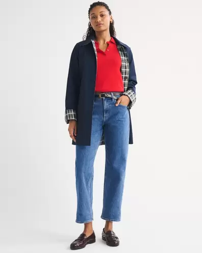 Curve Love High Rise 90s Cropped Straight Jean