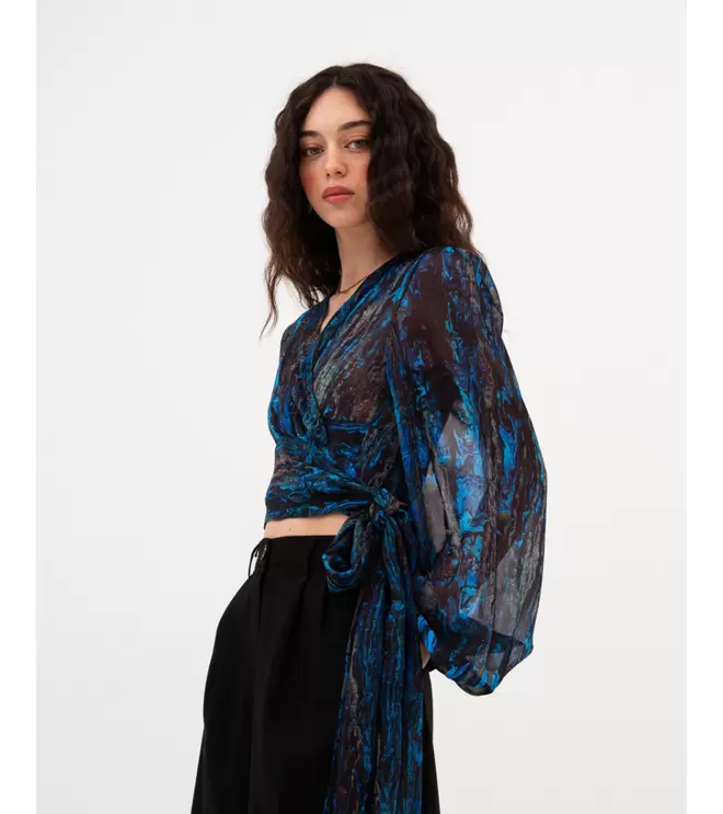 TOP CRUZADO ESTAMPADO