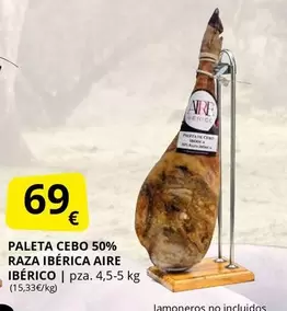Aire - Paleta Cebo 50% Raza Iberica  Iberico