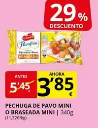 Pavofrío - Pechuga De Pavo Mini O Braseada
